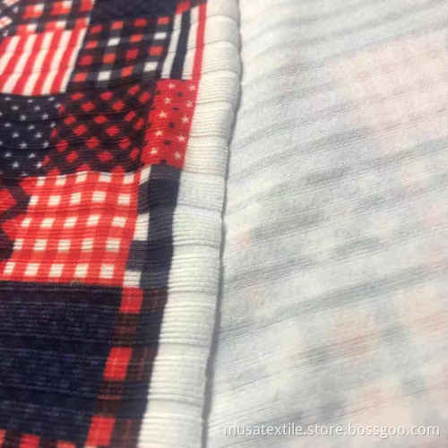 Polyester Double Brushed 4x4 Rib Knit Fabric